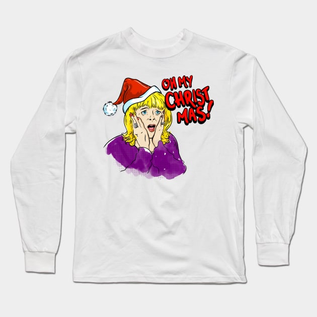 Oh my Christmas! Long Sleeve T-Shirt by danpritchard